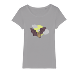 Bat Organic Jersey Womens T-Shirt