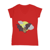 Bat Classic Women's V-Neck T-Shirt