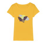 Bat Organic Jersey Womens T-Shirt