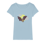Bat Organic Jersey Womens T-Shirt