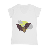 Bat Classic Women's V-Neck T-Shirt