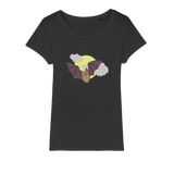 Bat Organic Jersey Womens T-Shirt