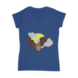 Bat Classic Women's V-Neck T-Shirt