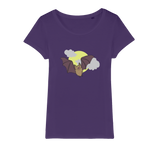 Bat Organic Jersey Womens T-Shirt
