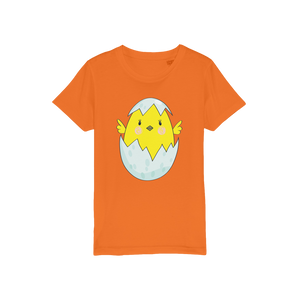 Easter Chicken Organic Jersey Kids T-Shirt