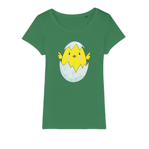 Easter Chicken Organic Jersey Womens T-Shirt