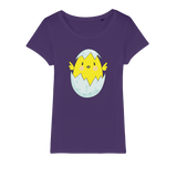 Easter Chicken Organic Jersey Womens T-Shirt