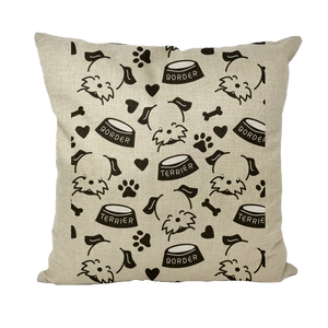 Border Terrier Throw Pillows