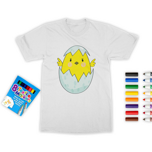 Easter Chicken Colouring T-Shirt