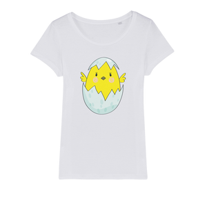 Easter Chicken Organic Jersey Womens T-Shirt