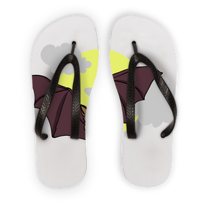 Bat Adult Flip Flops