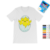 Easter Chicken Colouring T-Shirt