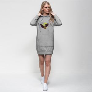 Bat Premium Adult Hoodie Dress