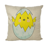 Easter Chicken Throw Pillows