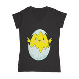 Easter Chicken Classic Women's V-Neck T-Shirt