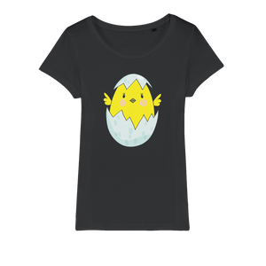 Easter Chicken Organic Jersey Womens T-Shirt