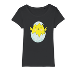 Easter Chicken Organic Jersey Womens T-Shirt