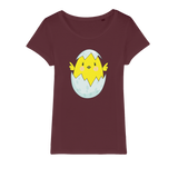 Easter Chicken Organic Jersey Womens T-Shirt