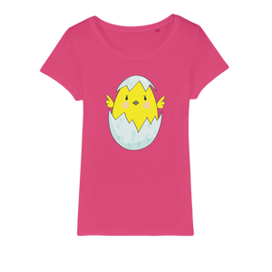 Easter Chicken Organic Jersey Womens T-Shirt