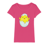 Easter Chicken Organic Jersey Womens T-Shirt