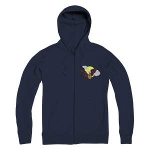 Bat Premium Adult Zip Hoodie