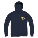 Bat Premium Adult Zip Hoodie