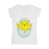 Easter Chicken Classic Women's V-Neck T-Shirt