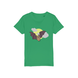 Bat Organic Jersey Kids T-Shirt