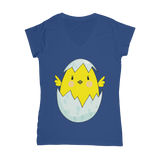 Easter Chicken Classic Women's V-Neck T-Shirt