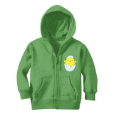 Easter Chicken Classic Kids Zip Hoodie