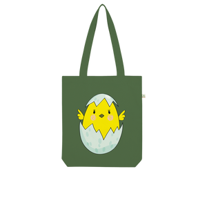 Easter Chicken Organic Tote Bag