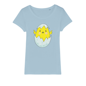 Easter Chicken Organic Jersey Womens T-Shirt