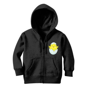 Easter Chicken Classic Kids Zip Hoodie