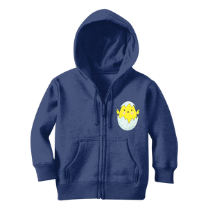 Easter Chicken Classic Kids Zip Hoodie