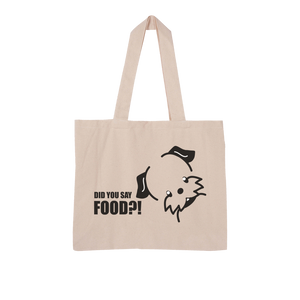 Did You Say Food? Large Organic Tote Bag