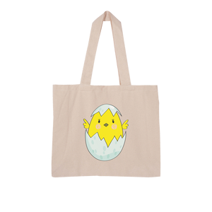 Easter Chicken Large Organic Tote Bag