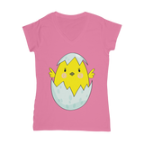 Easter Chicken Classic Women's V-Neck T-Shirt