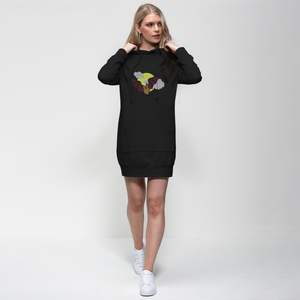 Bat Premium Adult Hoodie Dress
