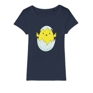 Easter Chicken Organic Jersey Womens T-Shirt