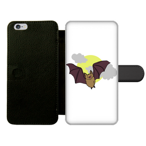 Bat Front Printed Wallet Cases