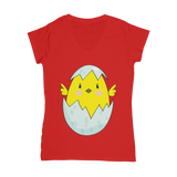 Easter Chicken Classic Women's V-Neck T-Shirt