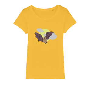 Bat Organic Jersey Womens T-Shirt