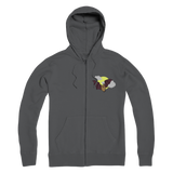 Bat Premium Adult Zip Hoodie