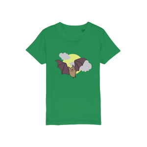 Bat Organic Jersey Kids T-Shirt
