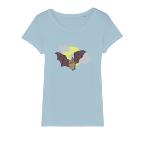 Bat Organic Jersey Womens T-Shirt