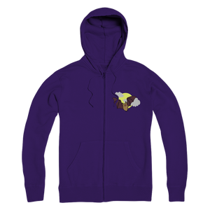 Bat Premium Adult Zip Hoodie