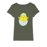 Easter Chicken Organic Jersey Womens T-Shirt