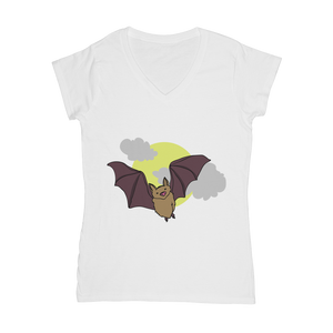 Bat Classic Women's V-Neck T-Shirt