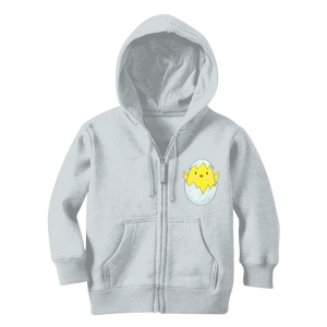 Easter Chicken Classic Kids Zip Hoodie