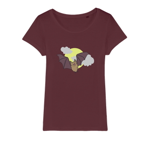 Bat Organic Jersey Womens T-Shirt